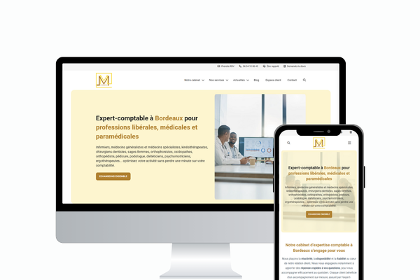Site internet version bureau et mobile